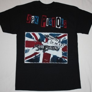 SEX PISTOLS ANARCHY IN THE UK NEW BLACK T-SHIRT