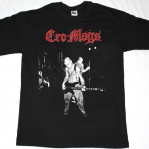 CRO-MAGS ON STAGE NEW BLACK T-SHIRT