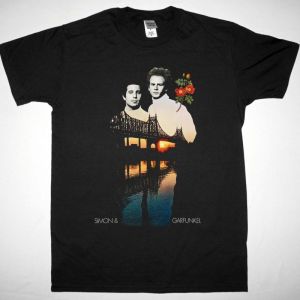 SIMON & GARFUNKEL NEW BLACK T SHIRT