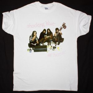 SHOCKING BLUE AT HOME 1969 NEW WHITE T-SHIRT