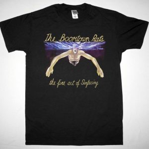 THE BOOMTOWN RATS THE FINE ART OF SURFACING 1979 NEW BLACK T-SHIRT