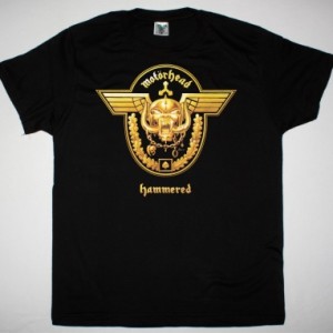 MOTORHEAD HAMMERED 2002 NEW BLACK T-SHIRT