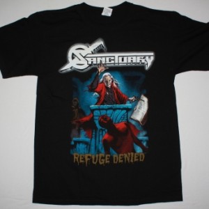 SANCTUARY REFUGE DENIED NEW BLACK T-SHIRT