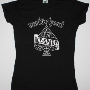 MOTORHEAD ACE OF SPADES SHIRT NEW BLACK LADY T-SHIRT