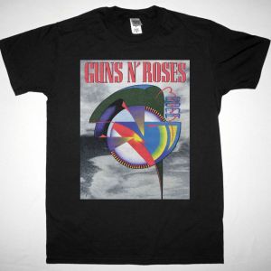 GUNS N ROSES USE YOUR ILLUSION TOUR 91-92 NEW BLACK T-SHIRT