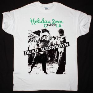 DEAD KENNEDYS HOLIDAY IN CAMBODIA NEW WHITE T-SHIRT