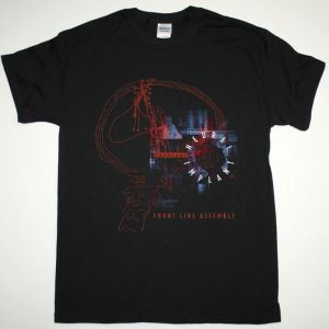 FRONT LINE ASSEMBLY TACTICAL NEURAL IMPLANT NEW BLACK T-SHIRT