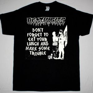 AGATHOCLES HAGGUS SPLIT NEW BLACK T-SHIRT