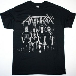 ANTHRAX BAND BLACK T-SHIRT