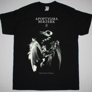 APOPTYGMA BERZERK SOLI DELO GLORIA NEW BLACK T-SHIRT