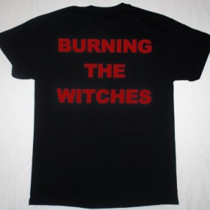 WARLOCK BURNING THE WITCHES'84  NEW BLACK T-SHIRT