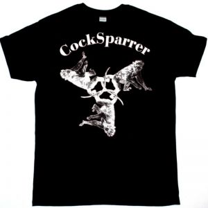 COCK SPARRER TWO MONKEYS NEW BLACK T SHIRT