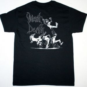 DEADLY AGRESSOR VIOLENT DEATH NEW BLACK T SHIRT