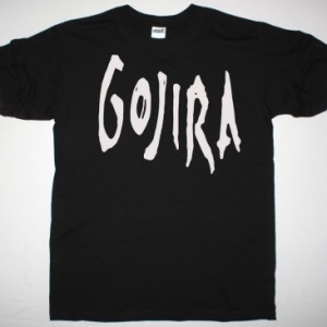 GOJIRA SCRATCHED LOGO NEW BLACK T SHIRT
