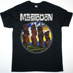 MASTODON EASTER STATUES NEW BLACK T-SHIRT