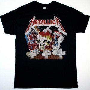 METALLICA CRASH COURSE NEW BLACK T-SHIRT