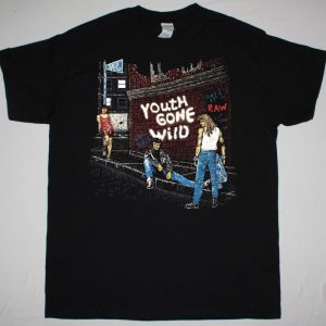 SKID ROW YOUTH GONE WILD NEW BLACK T-SHIRT