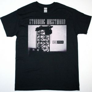 STABBING WESTWARD IWO JESUS NEW BLACK T-SHIRT