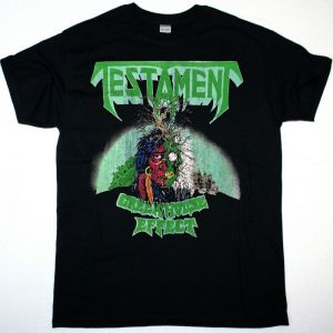 TESTAMENT GREENHOUSE EFFECT NEW BLACK T-SHIRT