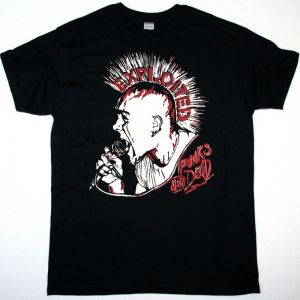 THE EXPLOITED PUNK'S NOT DEAD NEW BLACK T-SHIRT