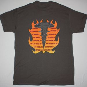 THE OFFSPRING CONSPIRACY OF ONE TOUR NEW GREY T-SHIRT