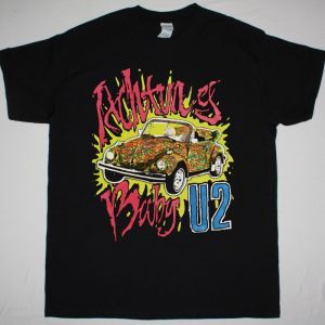 U2 ACHTUNG BABY NEW BLACK T-SHIRT