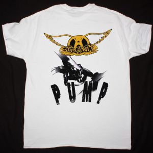 AEROSMITH PUMP NEW WHITE TSHIRT