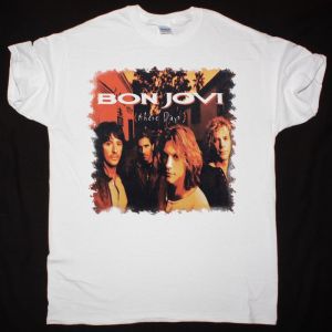 BON JOVI TOUR 95 NEW WHITE T SHIRT