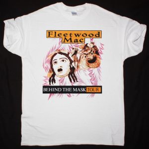 FLEETWOOD MAC BEHIND THE MASK TOUR NEW WHITE T-SHIRT