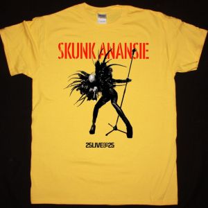 SKUNK ANANSIE 25 LIVE@25 NEW YELLOW T-SHIRT