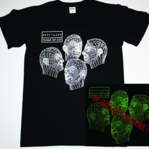 KRAFTWERK GLOW IN THE DARK MUSIQUE NON STOP ROBOTS NEW BLACK T-SHIRT