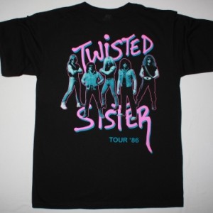 TWISTED SISTER COME OUT AND PLAY'85 NEW BLACK T-SHIRT