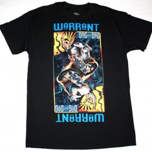 WARRANT DOG EAT DOG 1992 NEW BLACK T-SHIRT