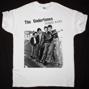 THE UNDERTONES BAND NEW WHITE T SHIRT