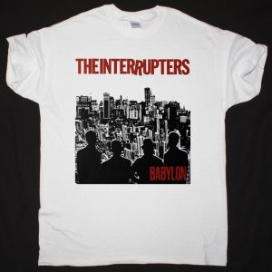 THE INTERRUPTERS BABYLON NEW WHITE T SHIRT
