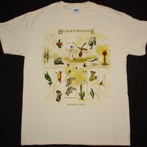 BLANCMANGE MANGE TOUT NEW NATURAL T-SHIRT