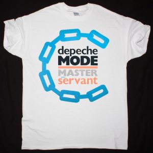 DEPECHE MODE MASTER AND SERVANT NEW WHITE T-SHIRT