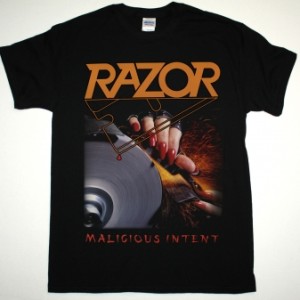 RAZOR MALICIOUS INTENT 86 NEW BLACK T-SHIRT
