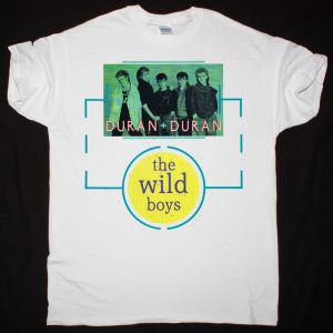 DURAN DURAN THE WILD BOYS NEW WHITE T-SHIRT