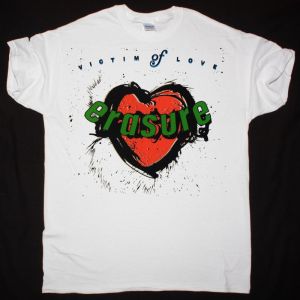 ERASURE VICTIM OF LOVE NEW WHITE T SHIRT