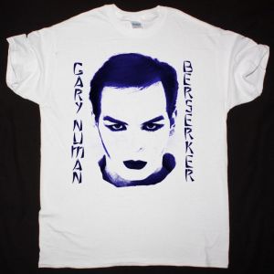 GARY NUMAN BERSERKER NEW WHITE T SHIRT