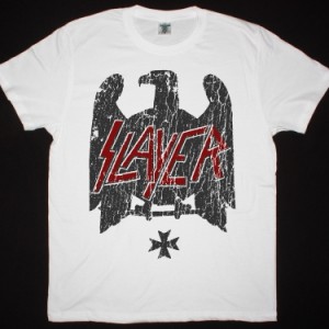 SLAYER EAGLE 2  NEW WHITE T SHIRT