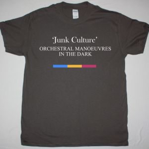 ORCHESTRAL MANOEUVRES IN THE DARK JUNK CULTURE NEW GREY T-SHIRT