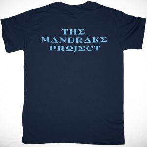 BRUCE DICKINSON THE MANDRAKE PROJECT NEW NAVY T SHIRT