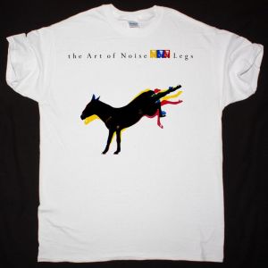 THE ART OF NOISE LEGS NEW WHITE T SHIRT