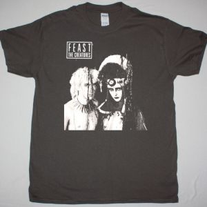 THE CREATURES FEAST BLACK AND WHITE NEW GREY T-SHIRT