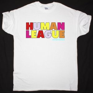 THE HUMAN LEAGUE HYSTERIA NEW WHITE T SHIRT