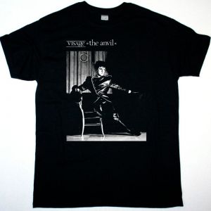 VISAGE THE ANVIL NEW BLACK T-SHIRT