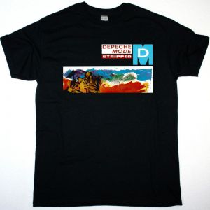 DEPECHE MODE STRIPPED NEW BLACK T-SHIRT
