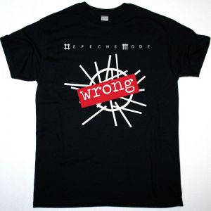 DEPECHE MODE WRONG NEW BLACK T-SHIRT